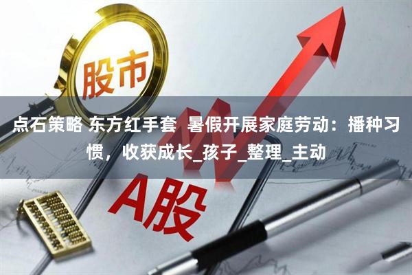 点石策略 东方红手套  暑假开展家庭劳动：播种习惯，收获成长_孩子_整理_主动